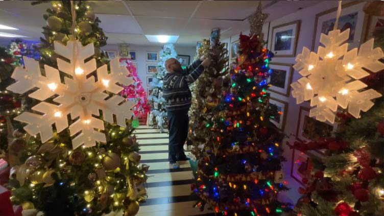 Alberta couple's home filled with 133 decorated Christmas trees