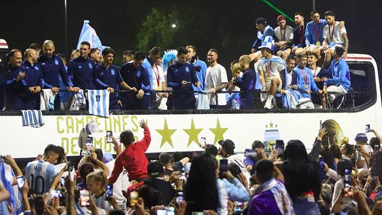 Argentina's World Cup winners arrive home to hero's welcome