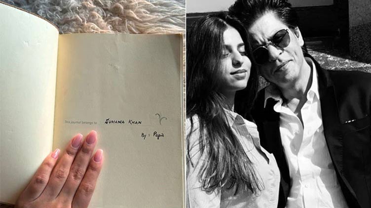 Suhana Khan takes inspiration from a journal gifted by father