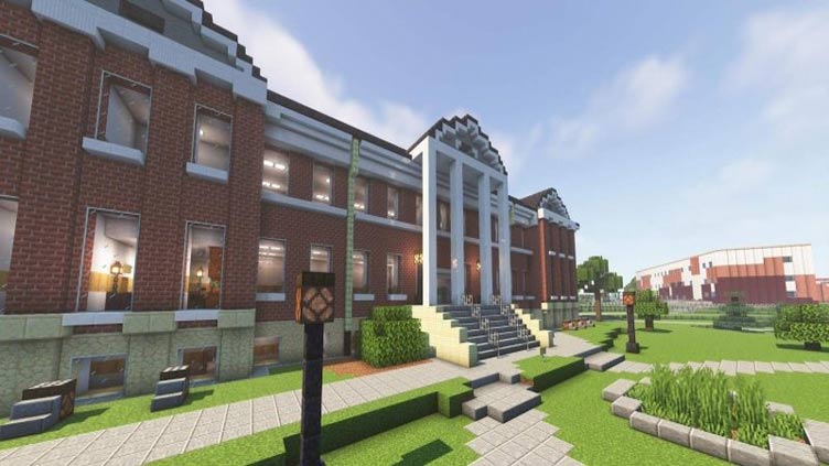 South Dakota student recreates university campus in 'Minecraft'