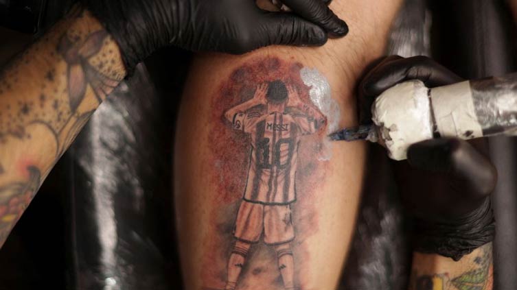 Argentine tattooists swamped by demand for Messi tributes