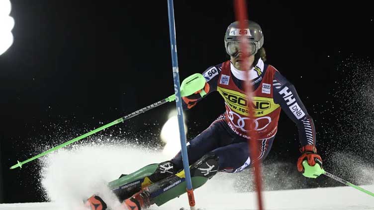 Braathen leads 1st run of Madonna di Campiglio night slalom