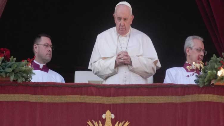 Pope's lament: Icy winds of war buffet humanity at Christmas