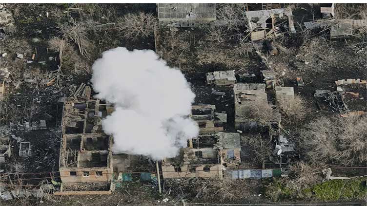 France's defense minister goes to Ukraine to boost support