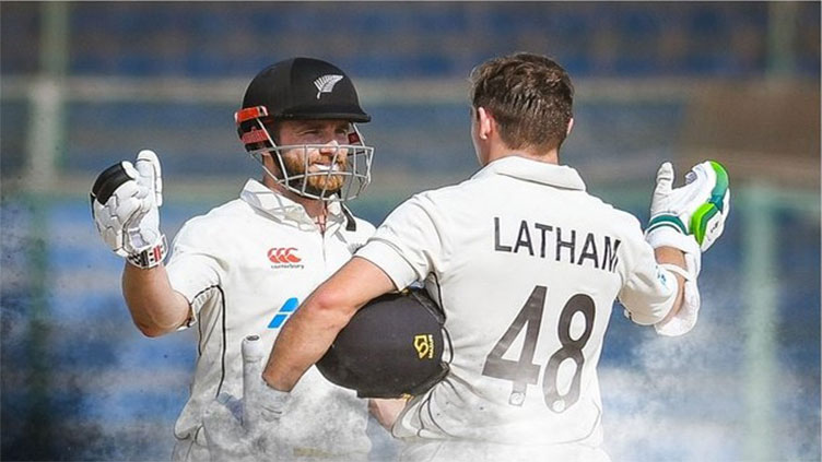 Latham, Williamson tons take NZ past Pakistan total in Karachi