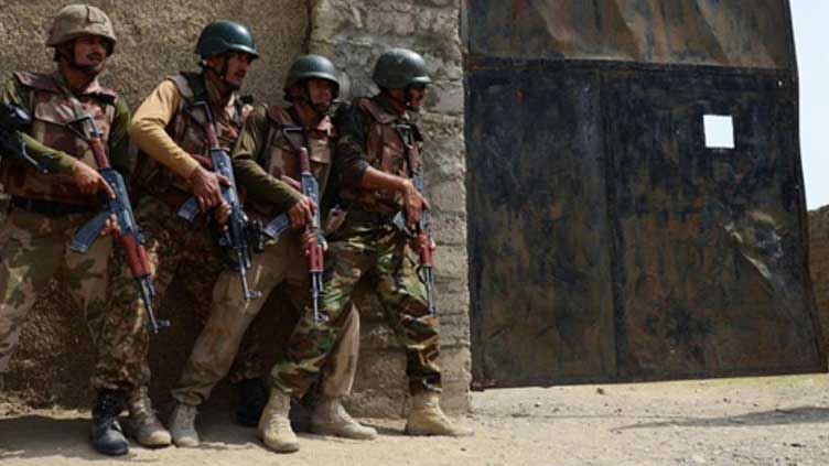 Two terrorists killed, three soldiers martyred in Kurram gun battle