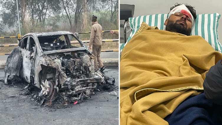 India wicketkeeper Pant 'stable' after fiery car crash