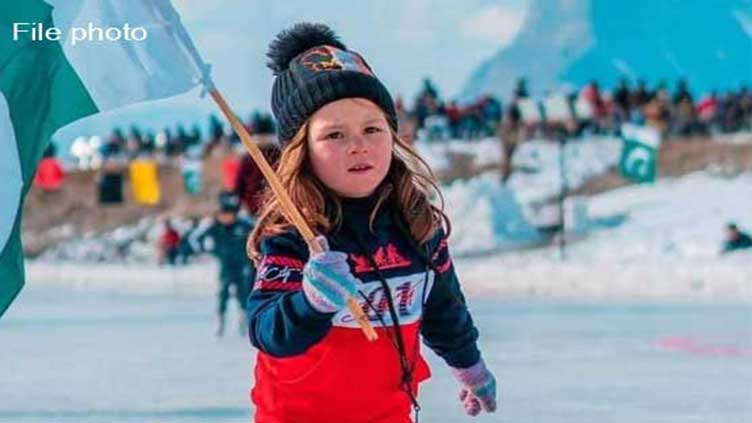 Locals demonstrate winter sports on Kashmir Solidarity Day