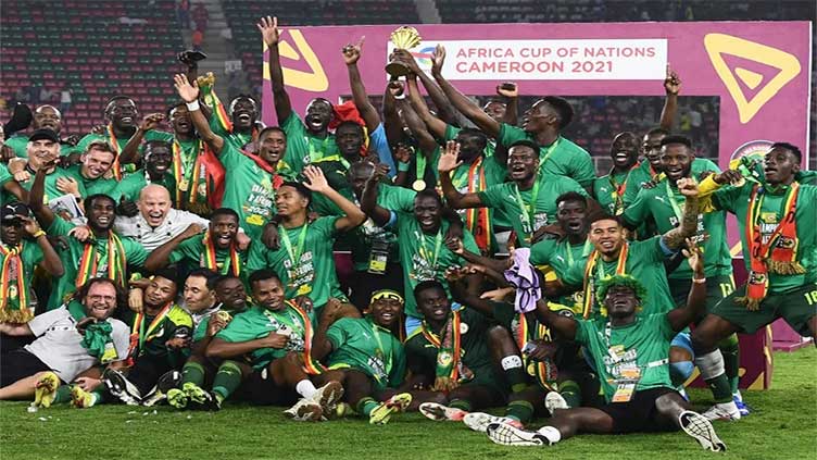 Mane scores winning kick as Senegal beat Egypt in Cup of Nations final shoot-out