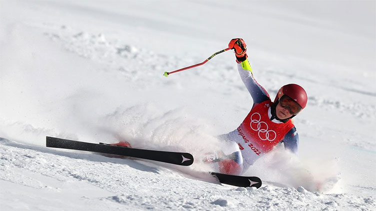 Shiffrin slides out at Beijing Olympics as teenagers make impact