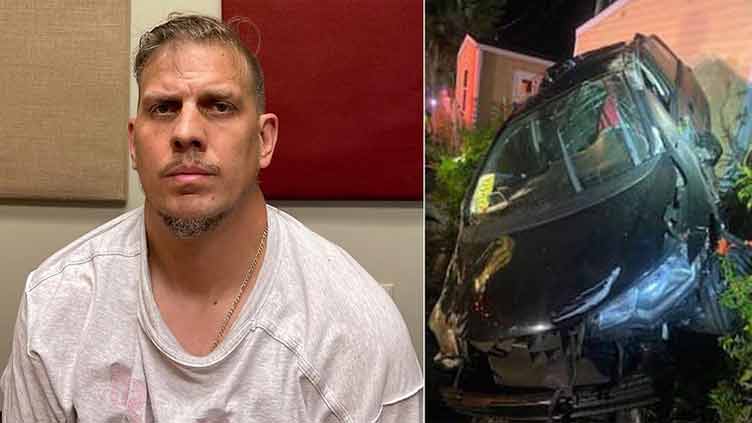 Florida man steals car; train sends it crashing into house