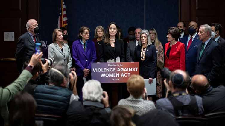 Angelina Jolie advocates for U.S. domestic violence law