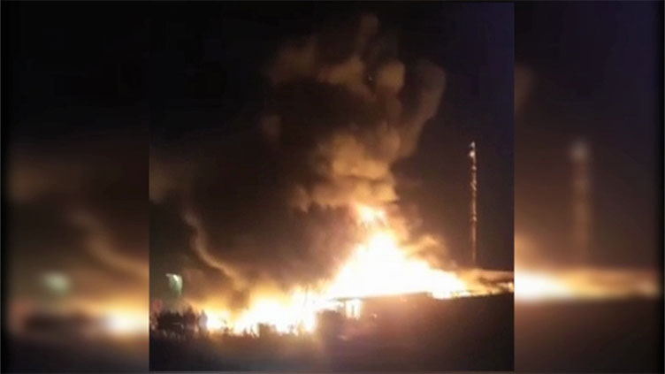 Fire gutted over 200 shops in Lalamusa's Landa Bazaar