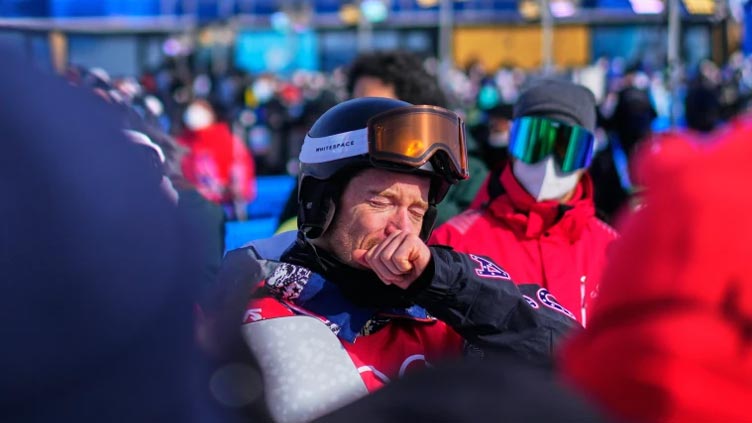 Tearful snowboard legend White misses Olympic medal in farewell