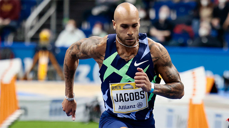 Olympic champion Jacobs wins 60m in Lodz
