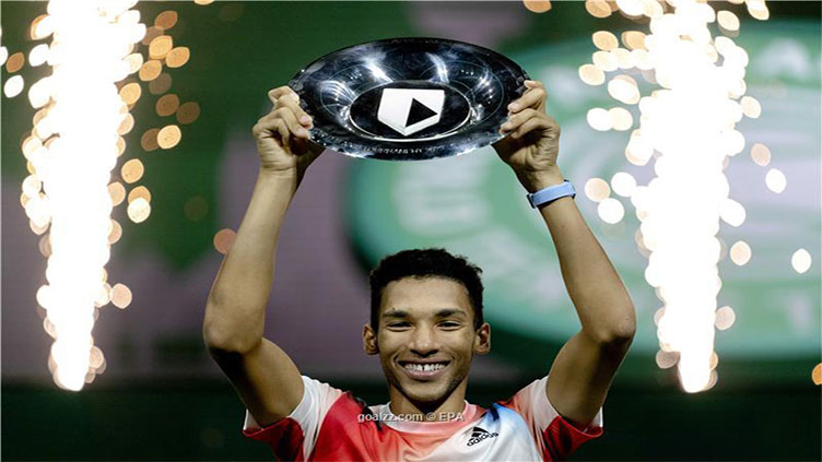 Ninth time lucky as Auger-Aliassime wins maiden ATP title