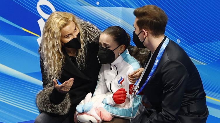 Kremlin hits back at Olympic chief's criticism of Valieva coach's 'chilling' reaction
