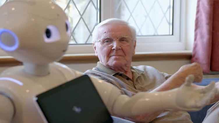 Robot companion carries shopping for the elderly