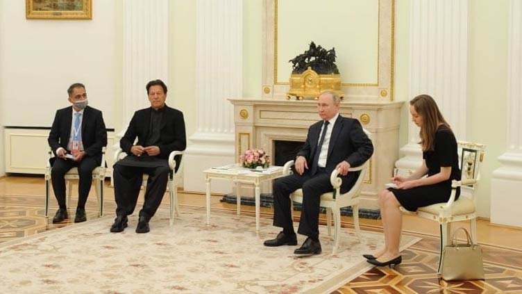 PM Imran, Russian President Putin discuss bilateral, regional topics in three-hour long meeting