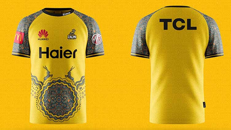 Peshawar Zalmi's kit for PSL 7 revealed