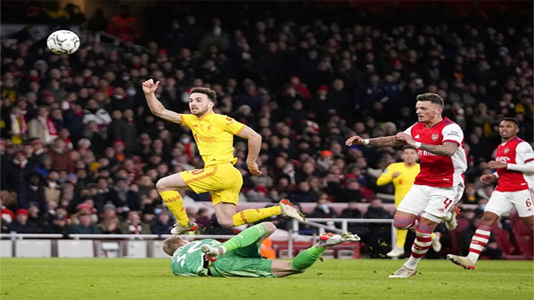 Jota double fires Liverpool into League Cup final