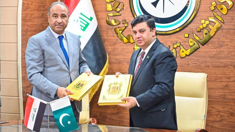 Pakistan, Iraq sign MoU in field of tourism in Baghdad