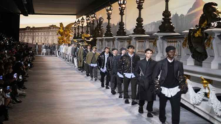 Dior reconstructs Paris in spectacular Fashion Week show