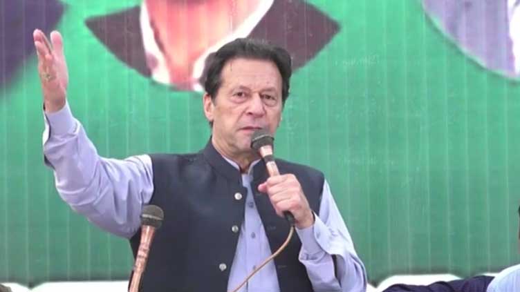 Hamza Shahbaz will be sent packing after by-polls results: Imran Khan