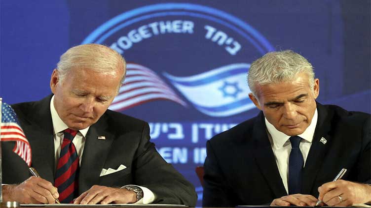 U.S., Israel Sign Joint Pledge To Deny Iran Nuclear Weaponry - World ...