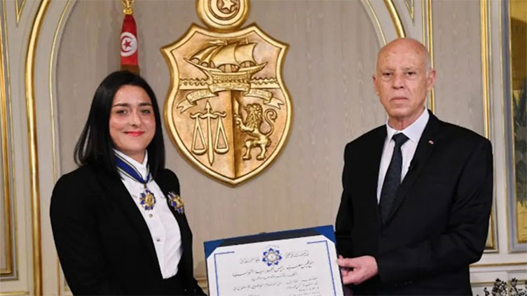 Wimbledon trailblazer Jabeur receives Tunisian Order of Merit