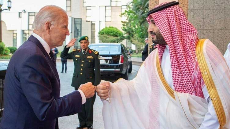 Biden, Saudi crown prince begin big meeting with fist bump
