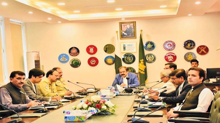 Sanaullah reviews arrangements for ensuring law and order during by-polls