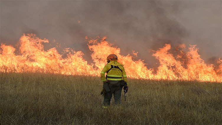 Europe burns as heatwave breaks temperature records