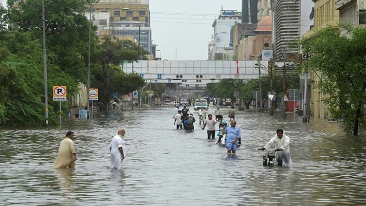 Pakistan's biggest city paralysed by monsoon rain