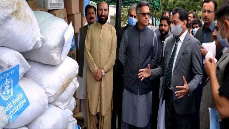 WHO hands over medicines worth 800 mln dollars to Balochistan govt for flood affectees