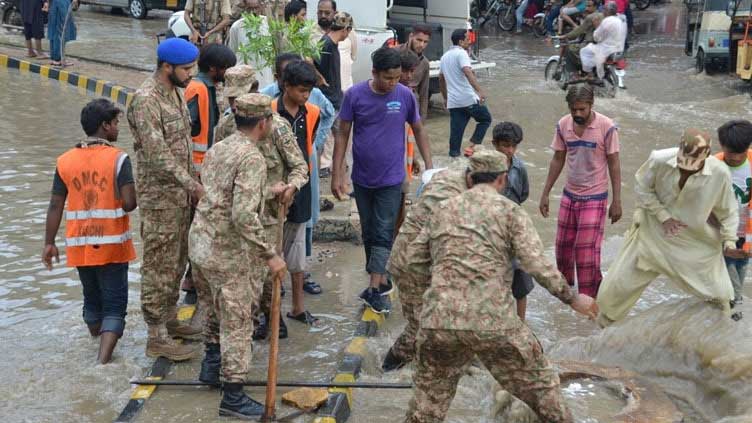 Pakistan Army relief efforts continue in flood-hit areas of country: ISPR