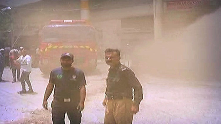 Karachi departmental store fire still out of control