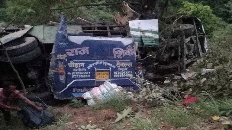 At least 22 dead after India pilgrim bus falls into gorge