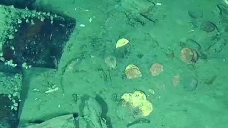  Gold coins found in centuries-old shipwrecks off Colombia