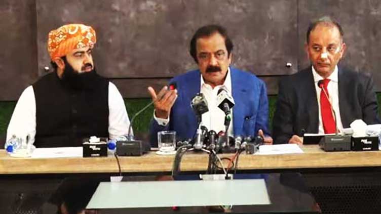 Rana Sanaullah accuses Imran Khan, wife of receiving 458 kanals land as graft