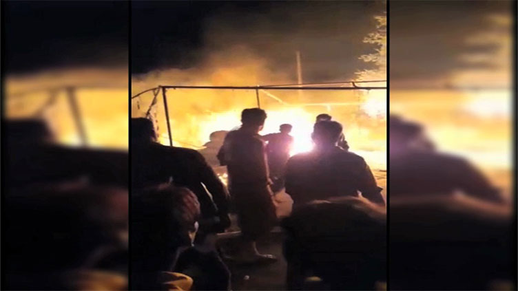 Minchinabad: Fire at cotton factory causes huge loss