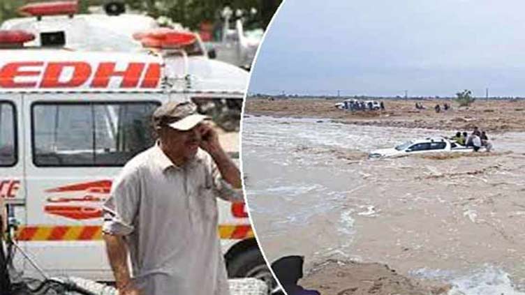 Five die as flood sweeps away passenger van in Balochistan