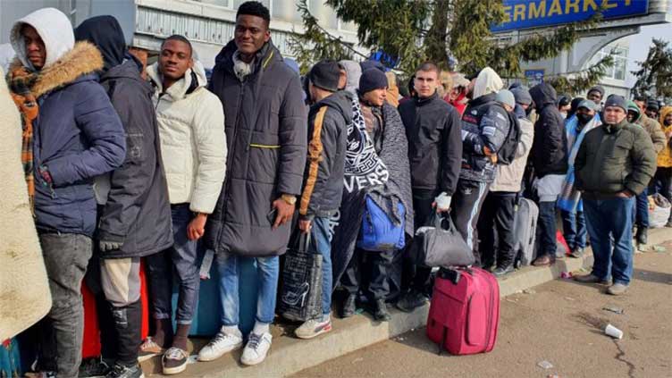 Foreign students stuck at Ukraine border complain of racism