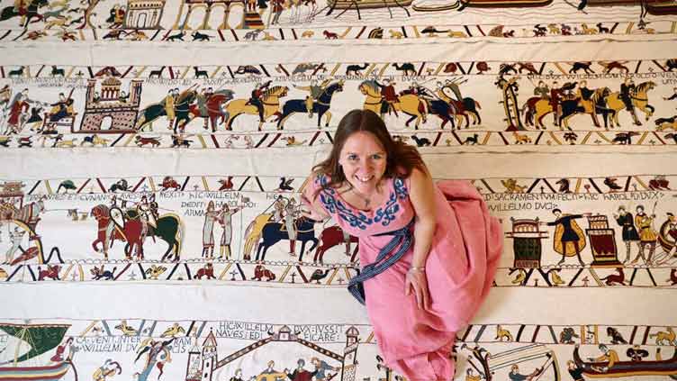 UK woman on 11-year mission to reproduce Bayeux Tapestry