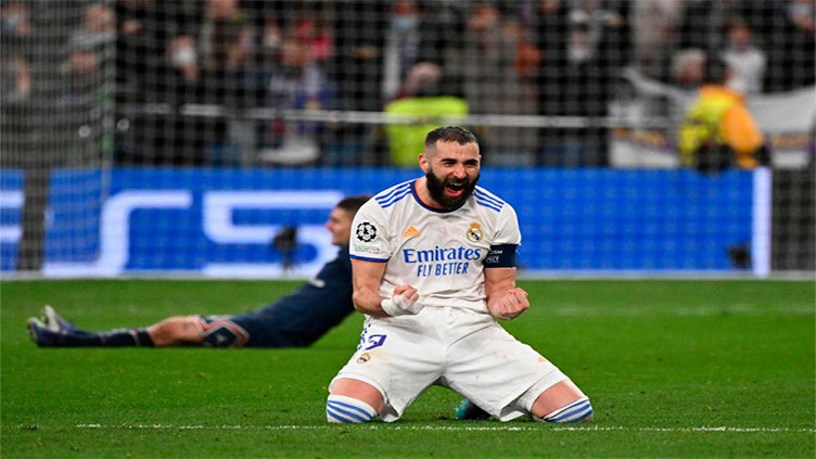 Benzema hat-trick sees Real Madrid knock PSG out of Champions League