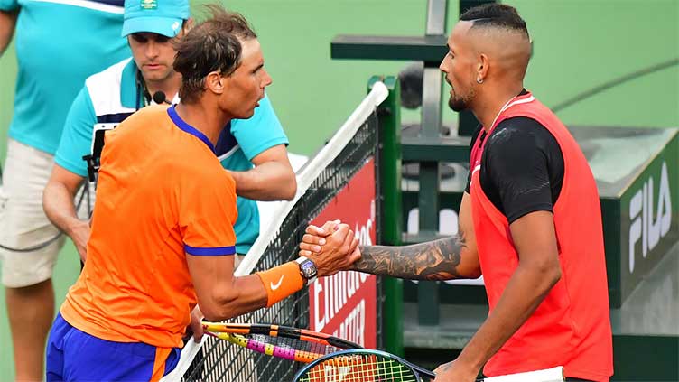 Nadal holds off Kyrgios to stay unbeaten in 2022