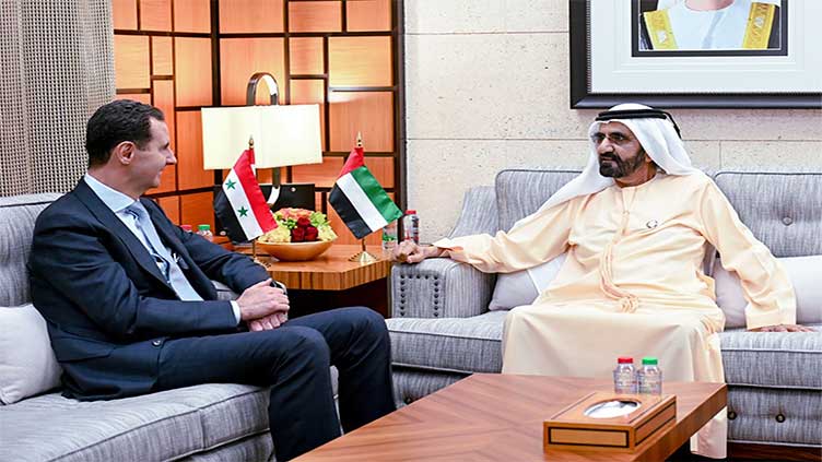 Syria's Assad visits UAE, first trip to an Arab state since war