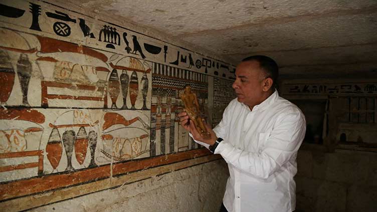 Archaeologists discover five tombs in Egypt's Saqqara necropolis