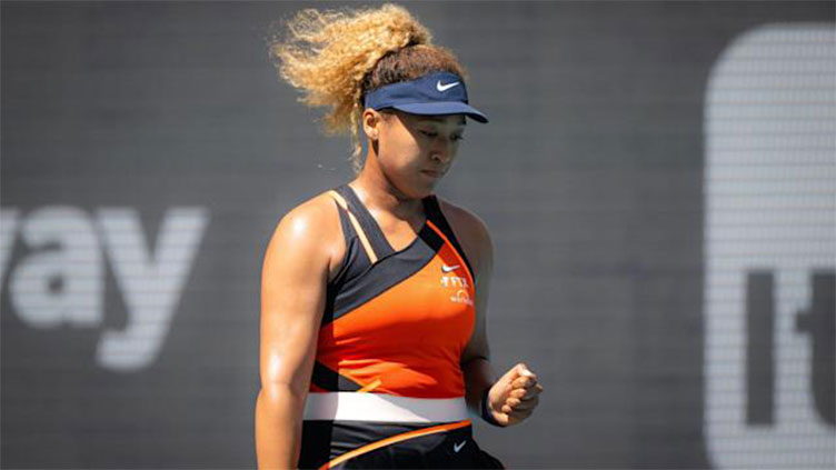 Osaka says therapy helping after Miami win