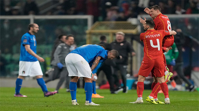 Italy humiliated by North Macedonia and miss second successive World Cup